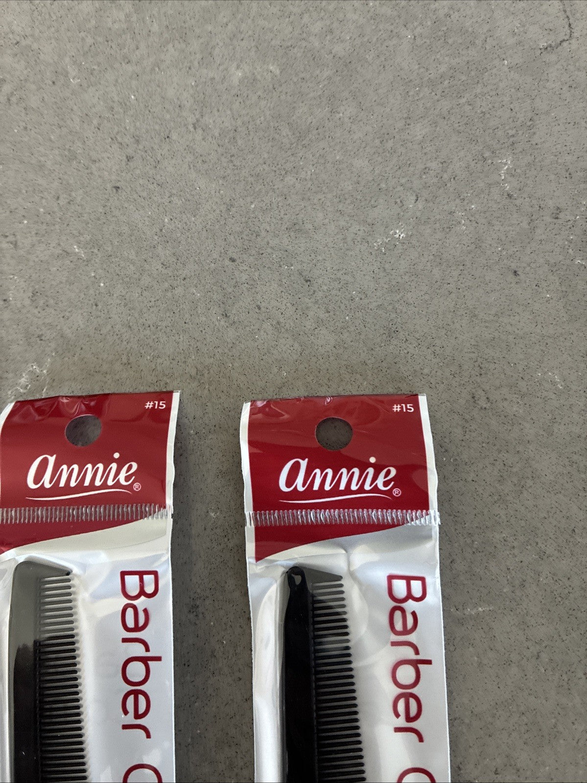 Barber Comb Set #15 - Professional Hairdressing Styling Tools, 2 Pack