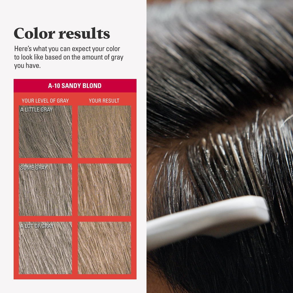 Hair Coloring Kit with Comb Applicator - Sandy Blond, 3 Count