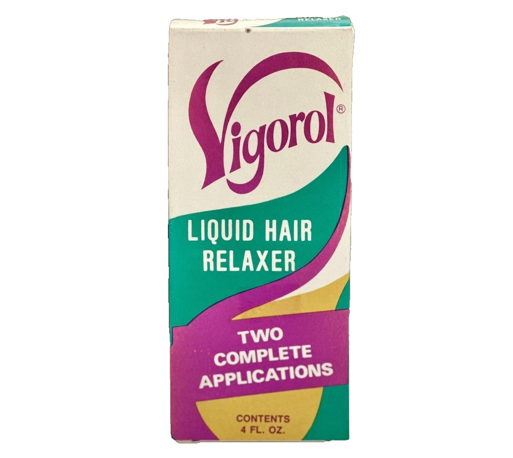 Vigorol Liquid Hair Relaxer 4 oz - Two Complete Applications Vintage Stock
