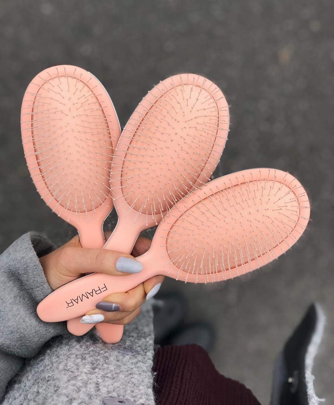 Detangling Hair Brush for Curly & Wet Hair - Tangle Free Styling Tool