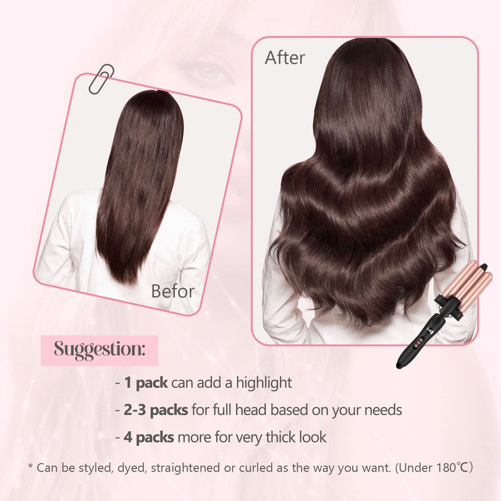 Tape-in Hair Extensions 20pcs 16 Inch Silver White Ombre Human Hair