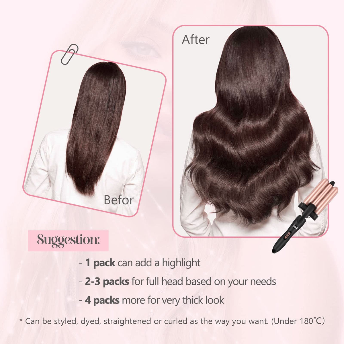 Tape-in Hair Extensions 20pcs 16 Inch Silver White Ombre Human Hair