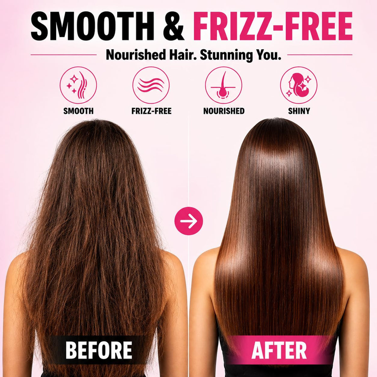 Hair Oil Capsules with Vitamins & Argan Oil for Hair Growth & Frizz Control