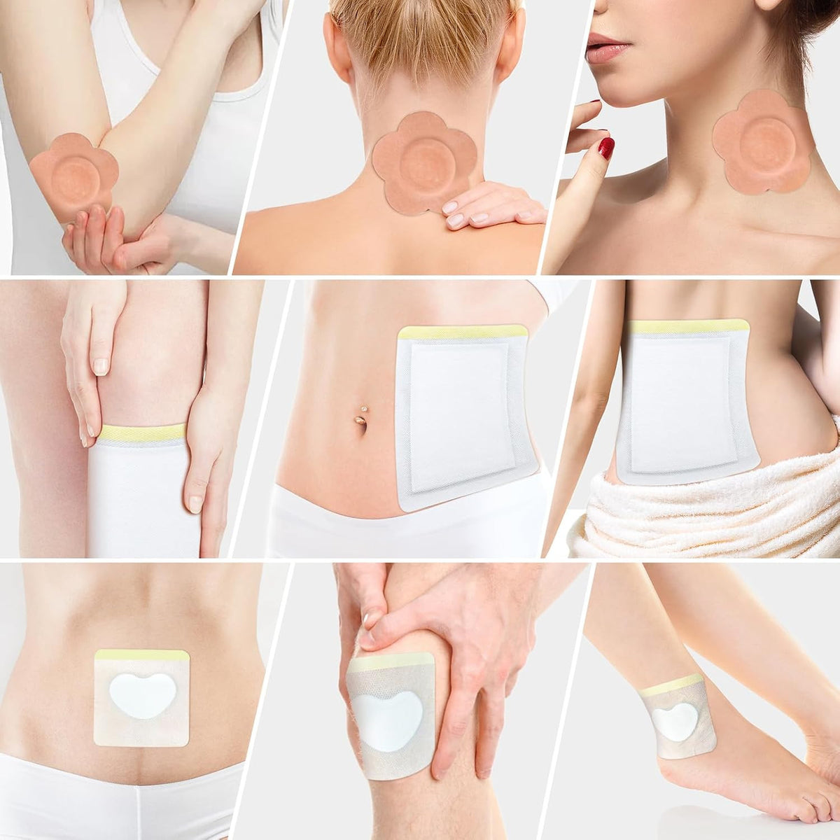 Castor Oil Patches Kit with Organic Cold-Pressed Castor Oil - Multiple Sizes
