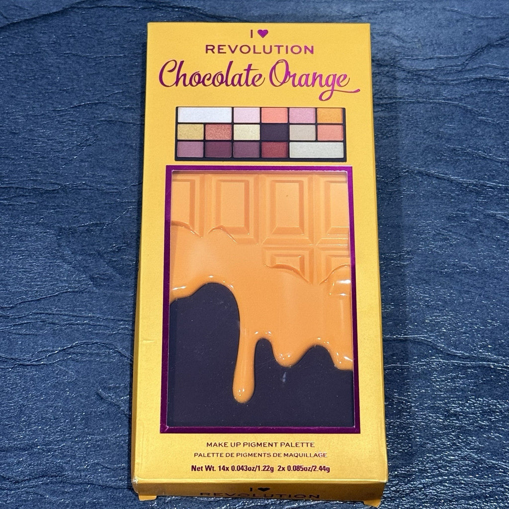 Chocolate Orange Eyeshadow Palette - 16 Color Makeup Pigments