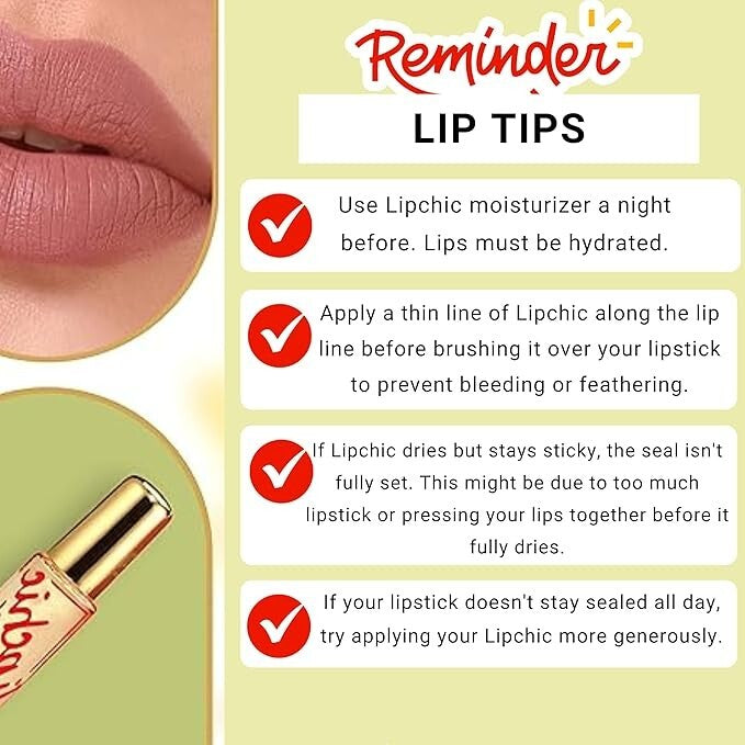 Lipstick Sealer for Long-Lasting Lip Color - Lipchic
