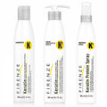 Keratin Shampoo Conditioner & Protein Spray Set for Damaged Hair