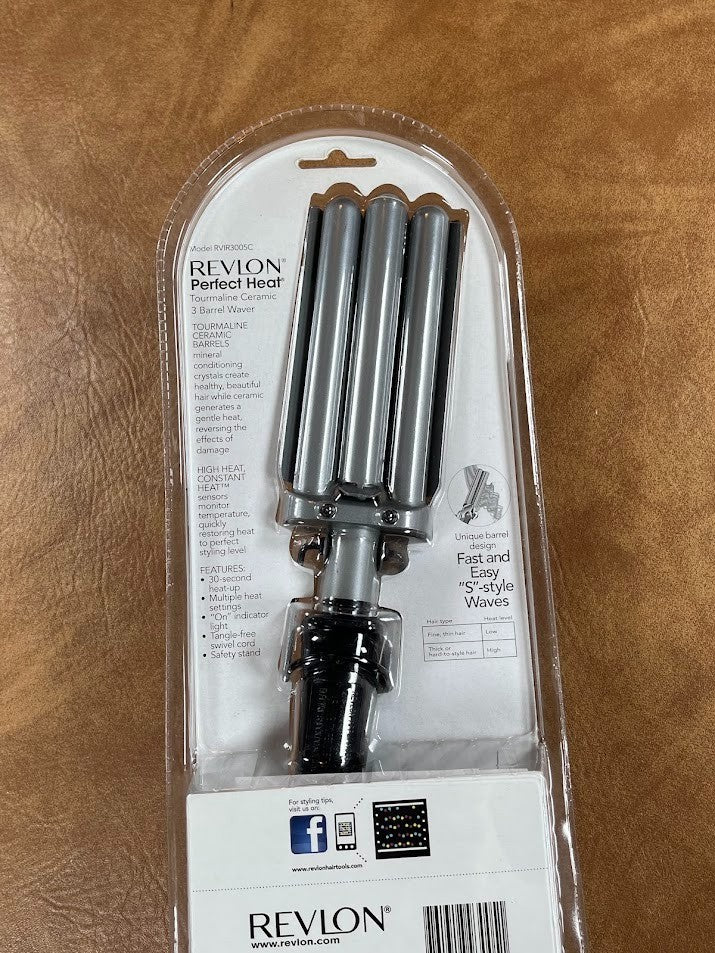 Ceramic Hair Waver Iron with 3 Barrel Curling Iron Styling Tool