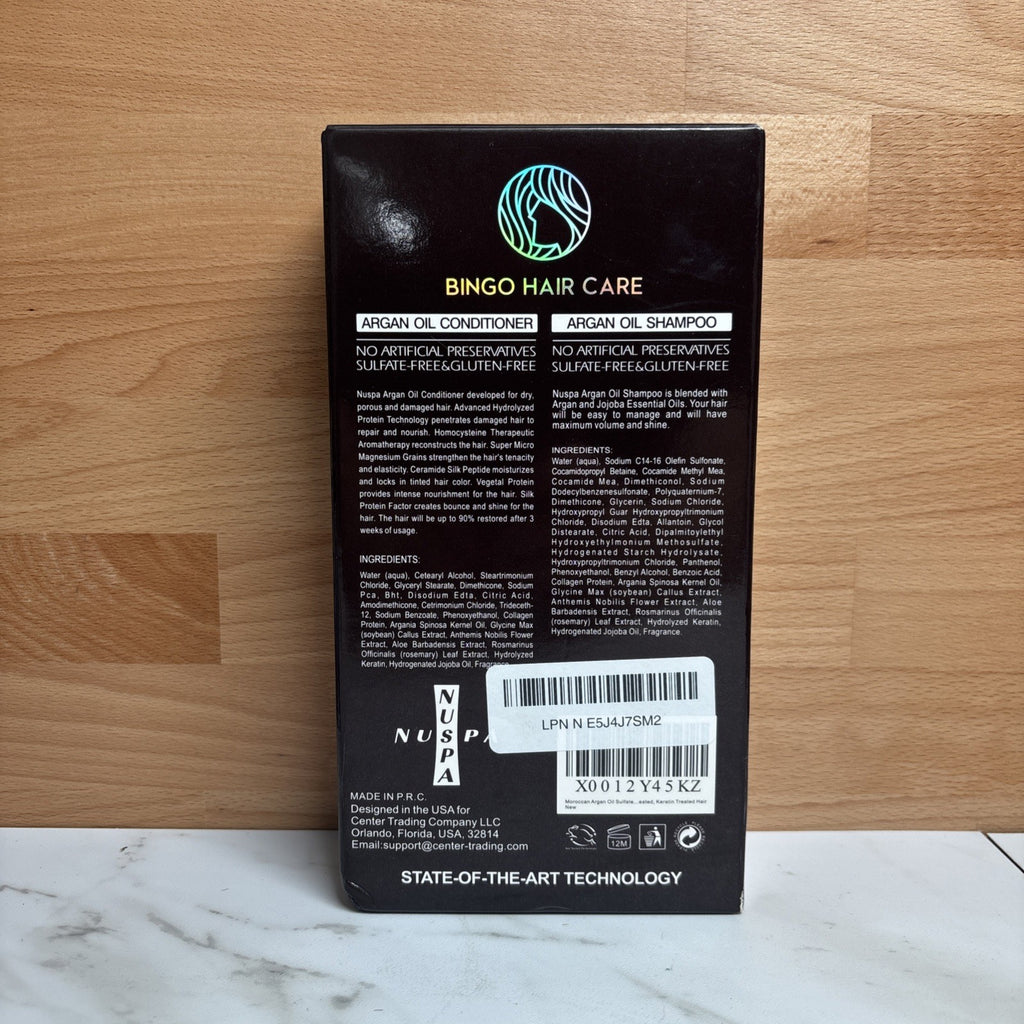 Sulfate Free Argan Oil Shampoo & Conditioner Set for Healthy Hair