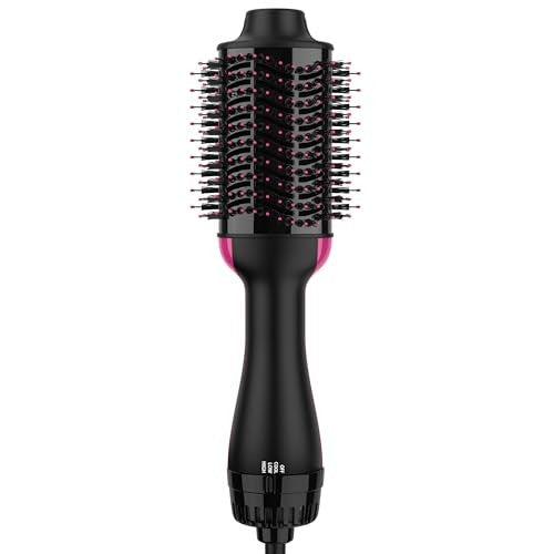 4-in-1 Hair Dryer Brush and Styler - Ceramic Ionic Volumizing Hot Air Brush