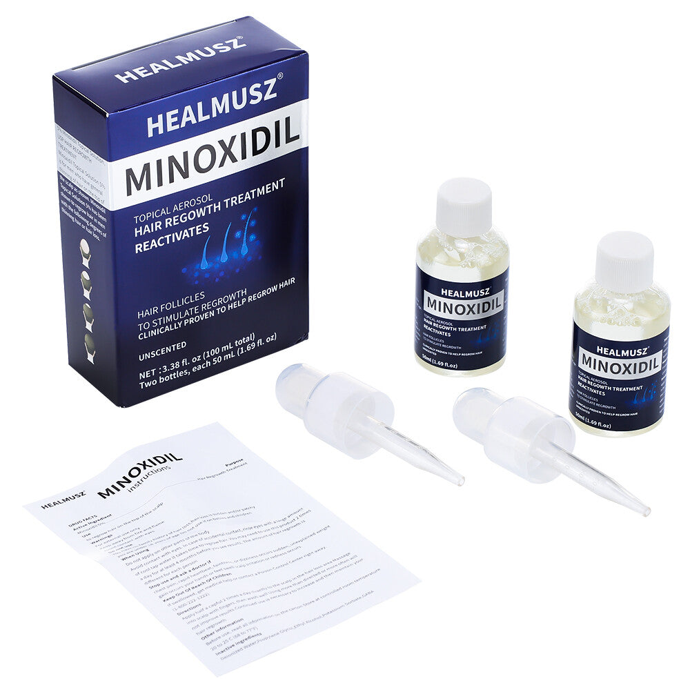 Men's Hair Regrowth Treatment with Minoxidil 5% - 4 Pack, 4 Month Supply