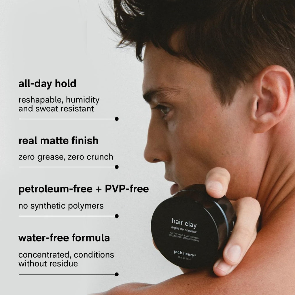 Men's Hair Clay with Flexi Matte Finish - All-Day Hold, Natural Look
