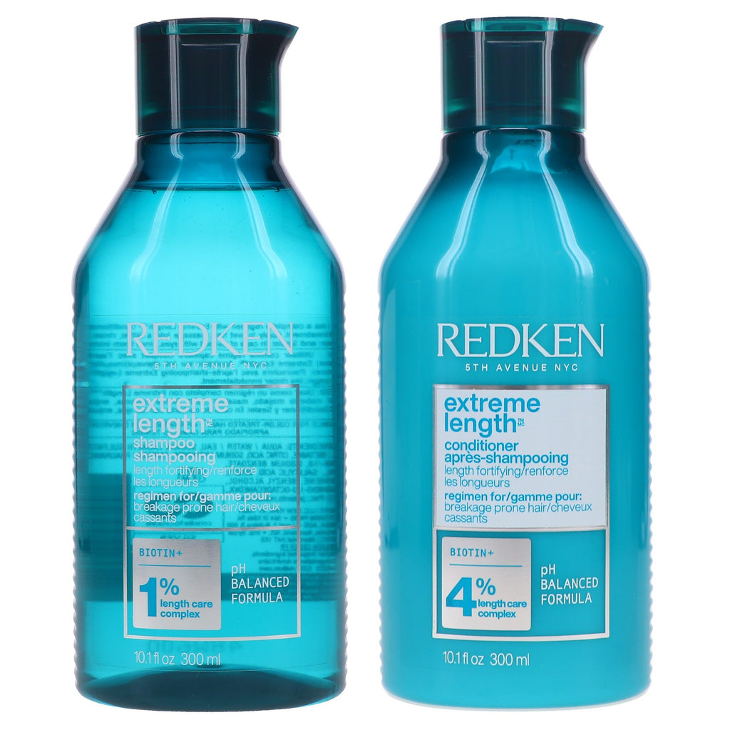 Redken Extreme Length Shampoo & Conditioner Set 10.1 oz - Hair Growth Care