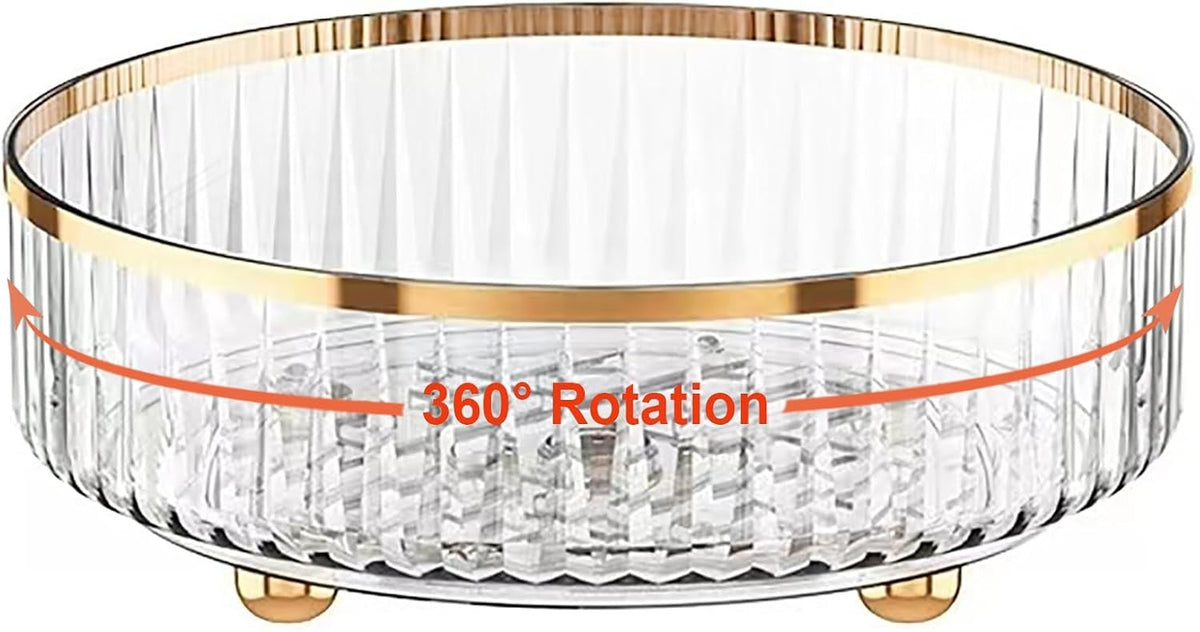 11-Inch Rotating Makeup Organizer Lazy Susan Turntable for Vanity & Bathroom