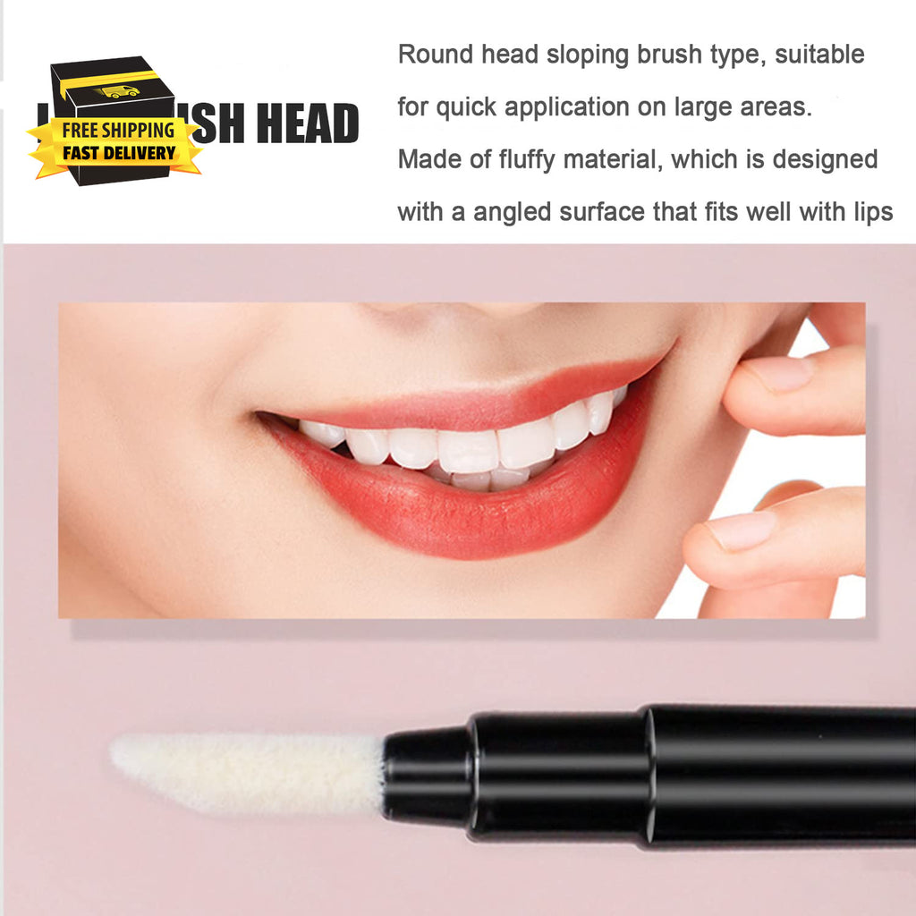 Mini Eyebrow, Eyelash & Lip Makeup Brush Set with Cap - Reusable Portable Tools