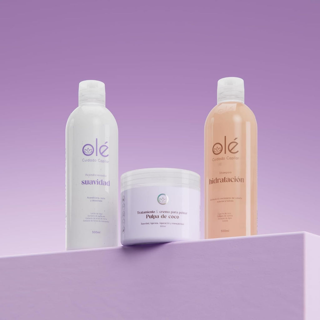 Deep Hydration & Nutrition Hair Care Pack for Dry & Frizzy Hair
