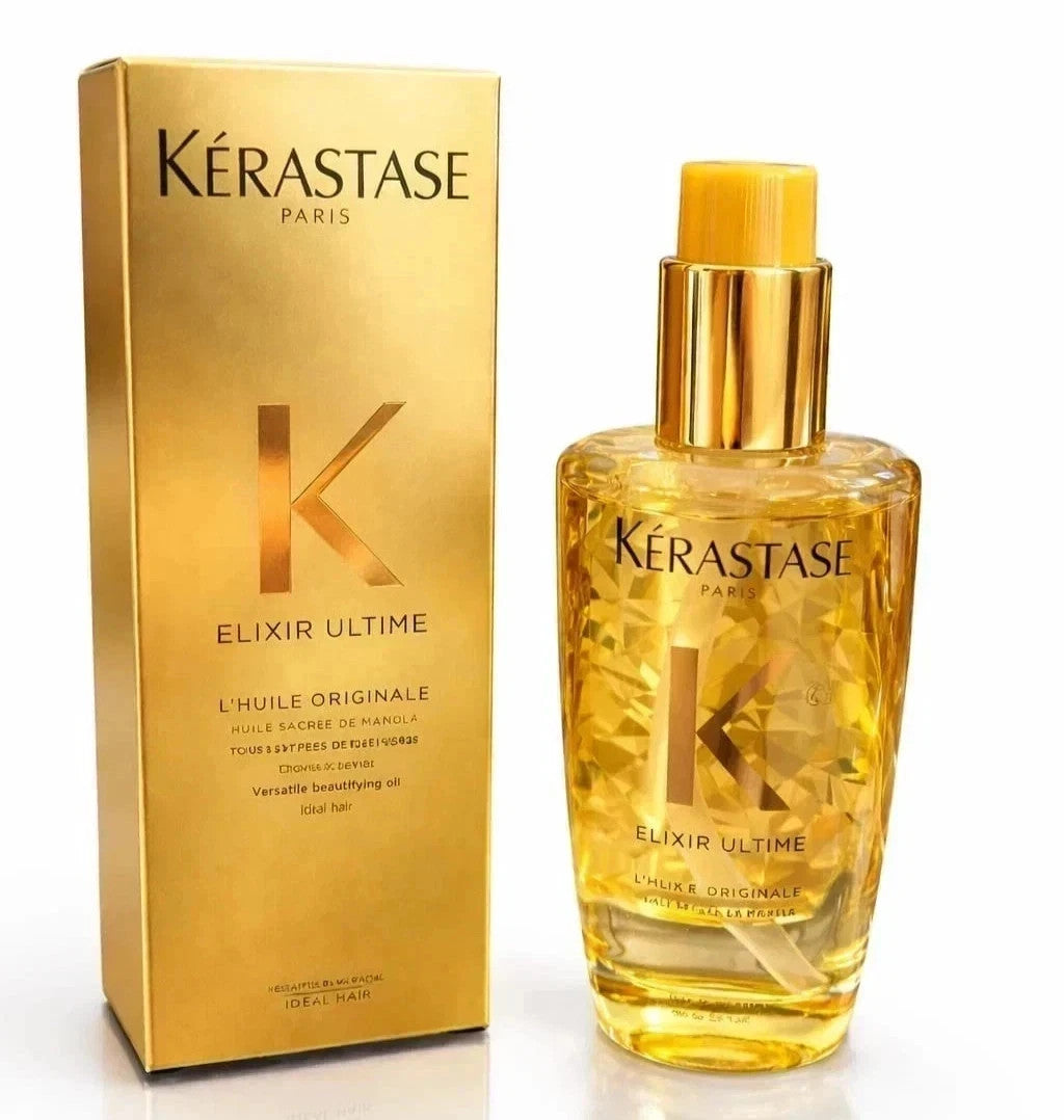 Kérastase Elixir Ultime Beautifying Hair Oil 3.4oz - Shine & Frizz Control