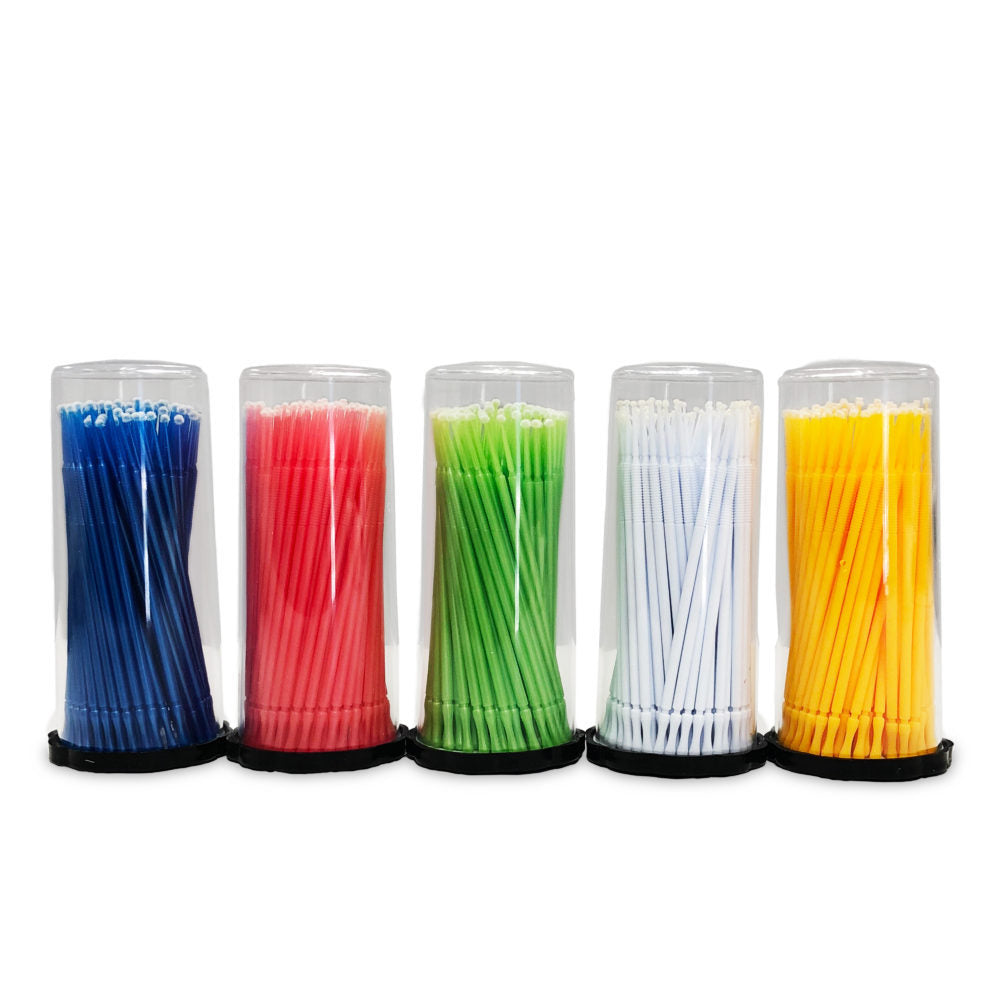 Microbrush Applicator Tips Dental Micro Brush Assortment - Regular, Fine, Super Fine