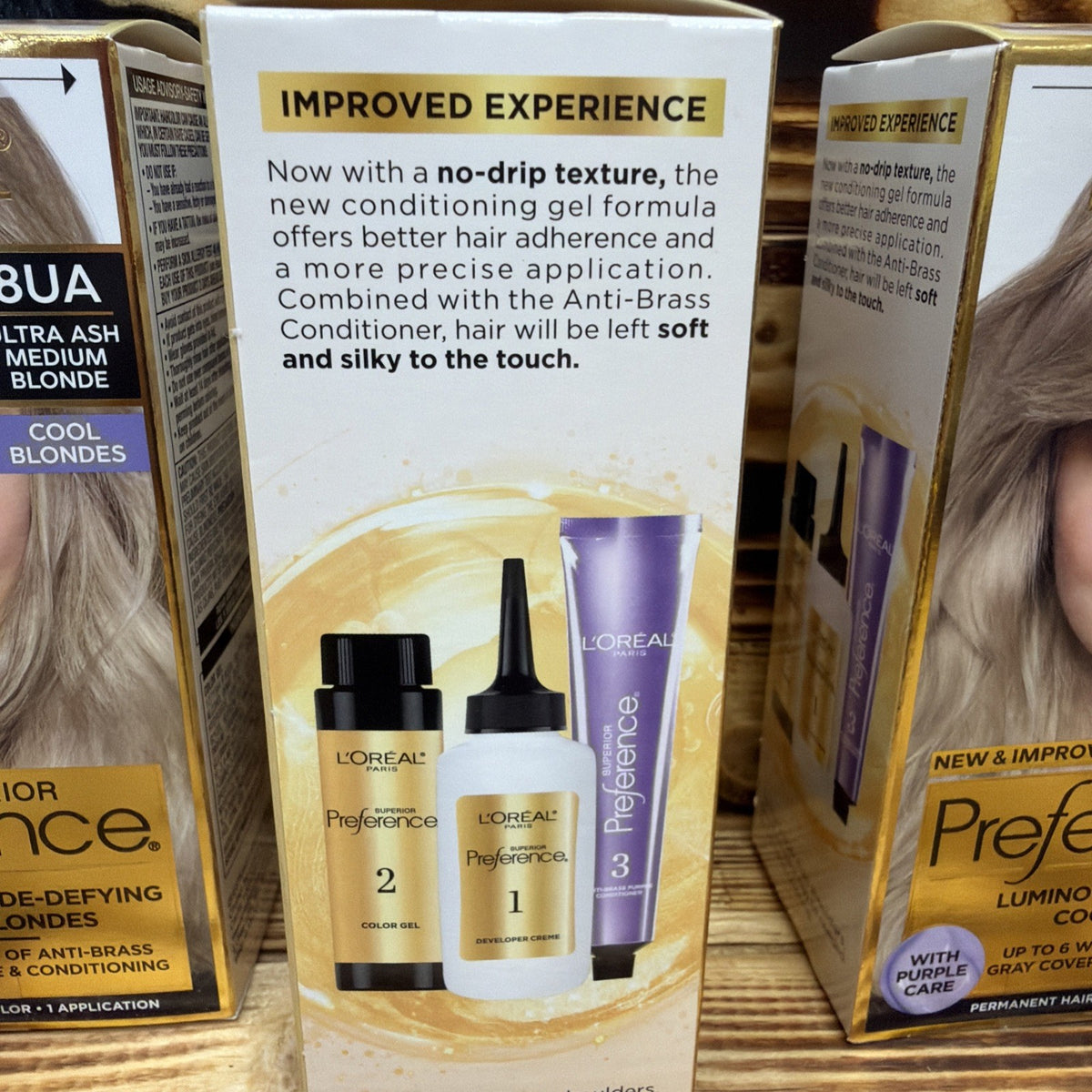 3 Pack Cool Blonde Hair Color Permanent - Superior Preference 8UA