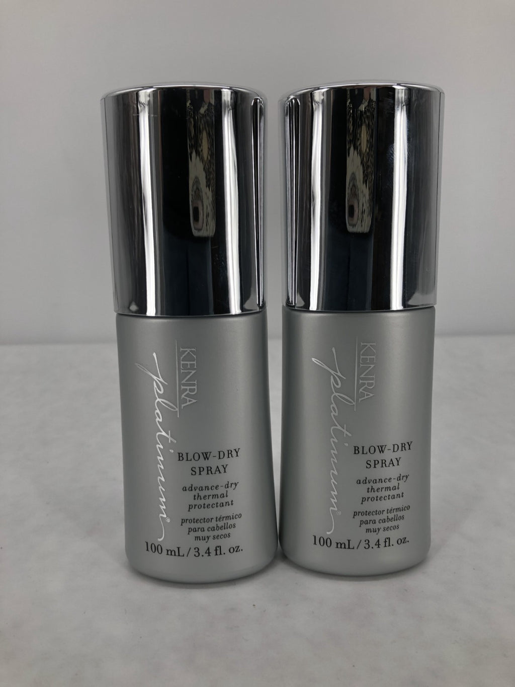 Kenra Platinum Blow Dry Spray - Heat Protectant & Anti-Frizz Hair Spray 3.4 Oz 2-Pack