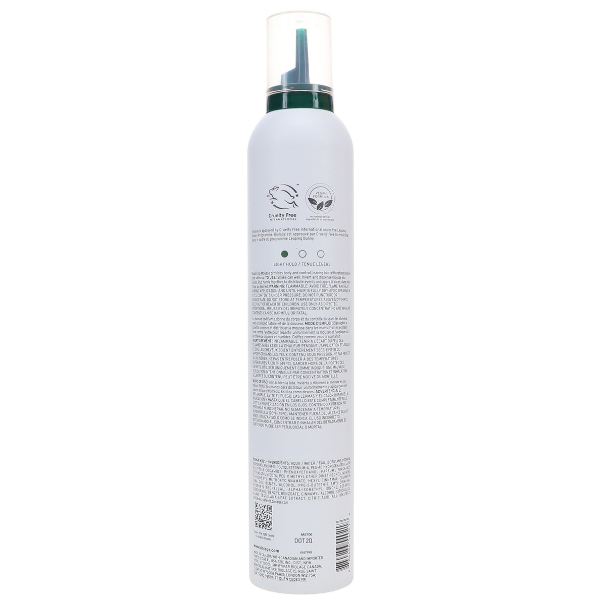 Biolage Bodifying Hair Mousse 11.3 oz for Volume & Fullness