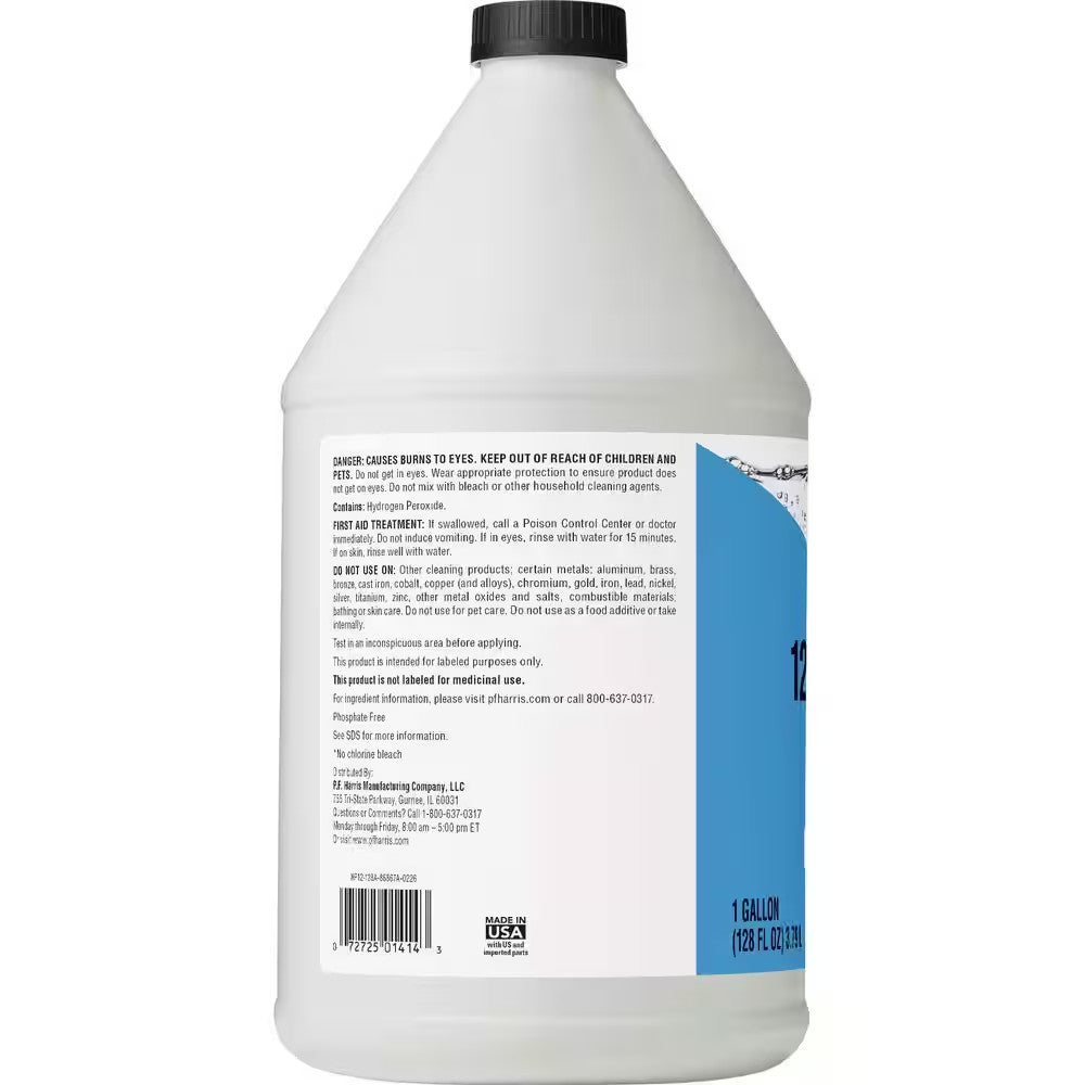 128 Oz Hydrogen Peroxide All Purpose Cleaner - Concentrated Disinfectant for Multi-Surface Use