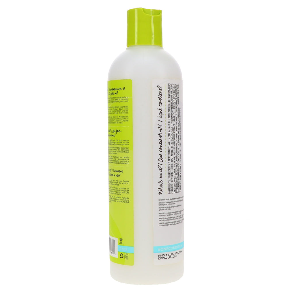 DevaCurl One Condition Original Daily Cream Conditioner 12 oz for Curly Hair