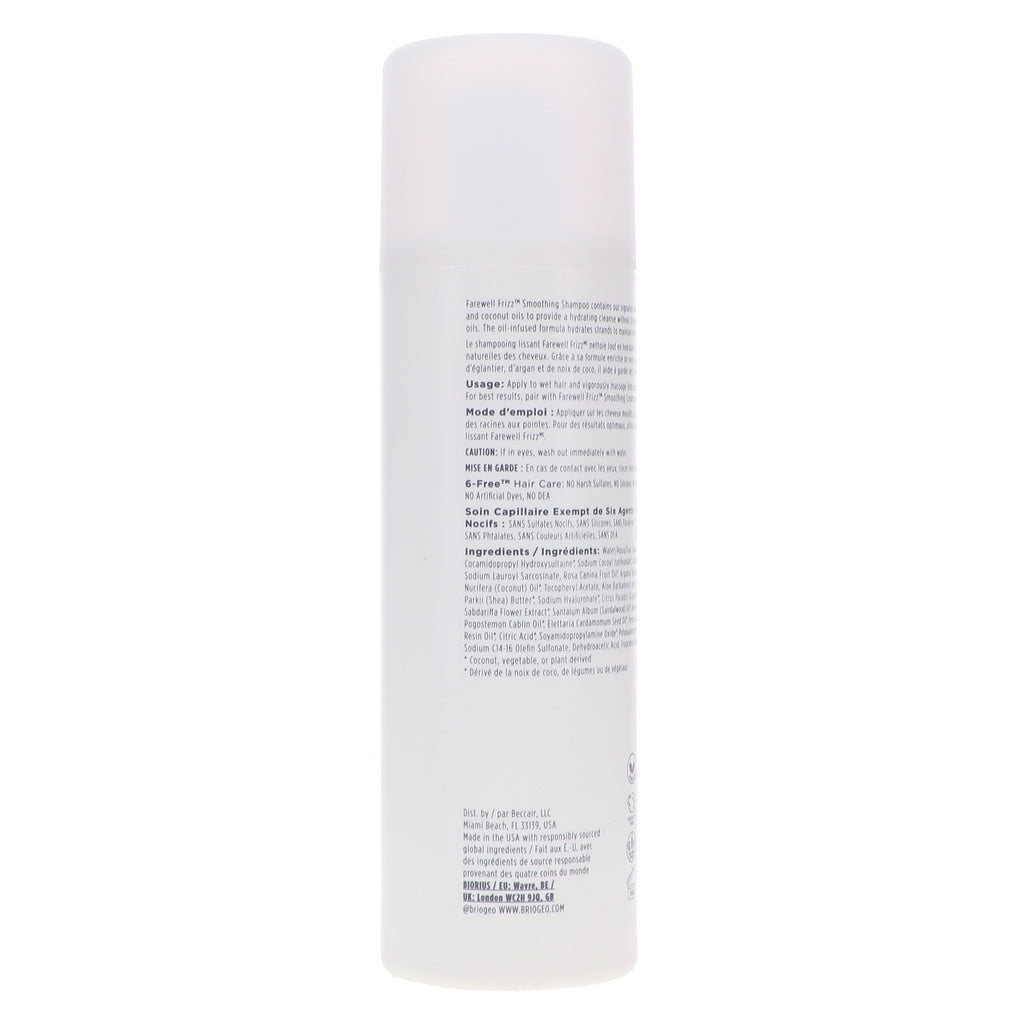 Sulfate-Free Smoothing Shampoo for Frizz Control – 8 oz