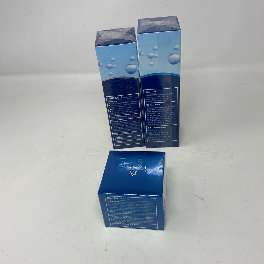Seborrheic Dermatitis Shampoo & Conditioner Set with Face Cream - 2 Pack