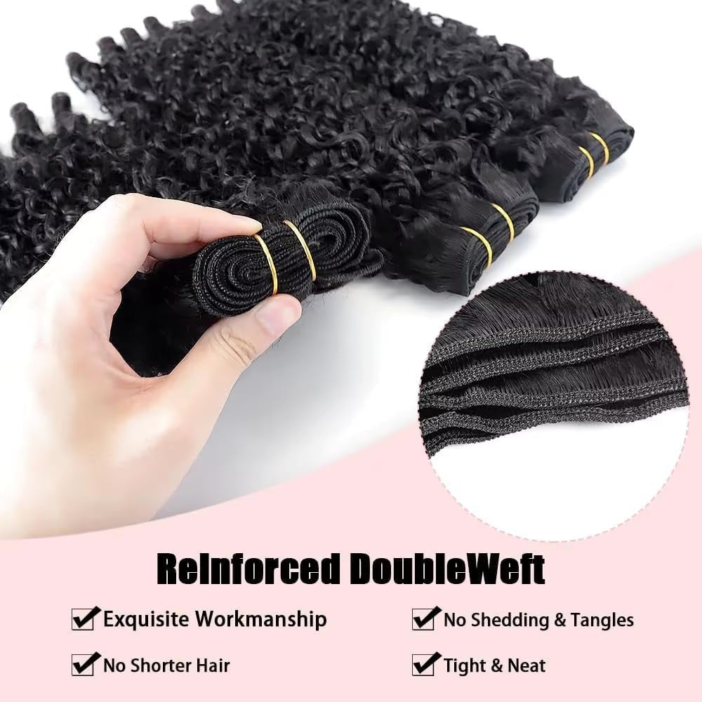 16-20 Inch Unprocessed Virgin Burmese Curly Hair Bundles - 12A Quality