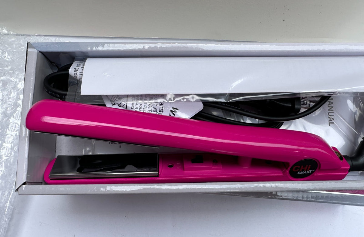 CHI Smart Titanium Ceramic Travel Iron Pink 3/4-Inch Plates CS1183