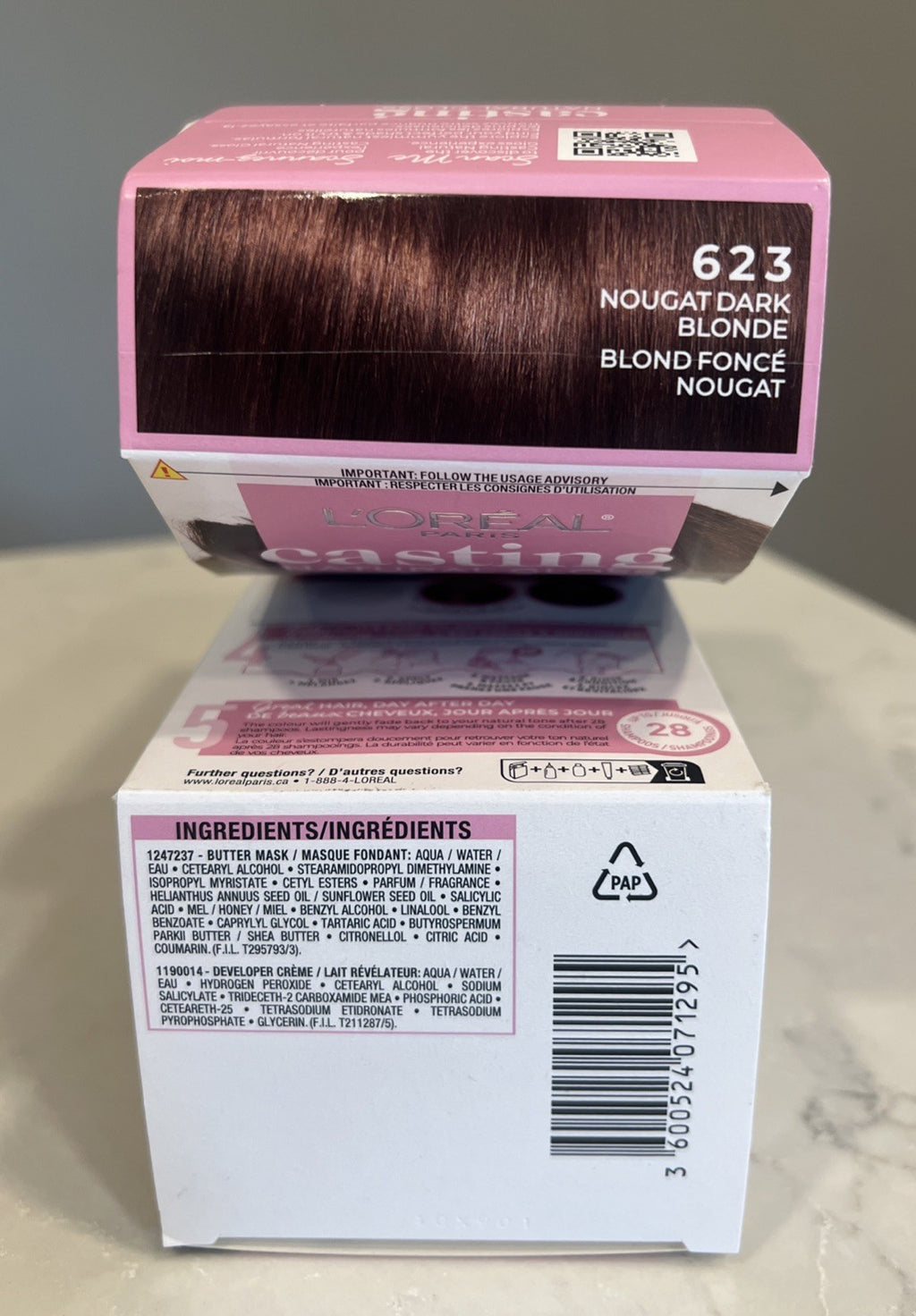 L'Oreal Paris CASTING Natural Gloss Dark Blonde Hair Color 2 Pack