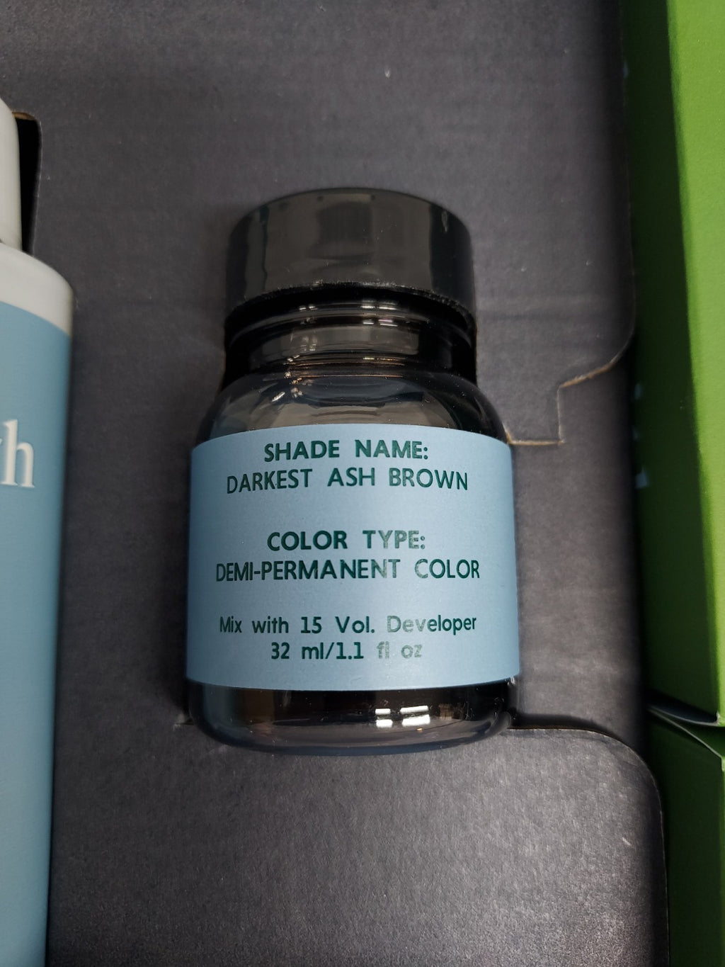 Men's Hair & Beard Demi-Permanent Color Darkest Ash Brown 3.1 - 2 Pack