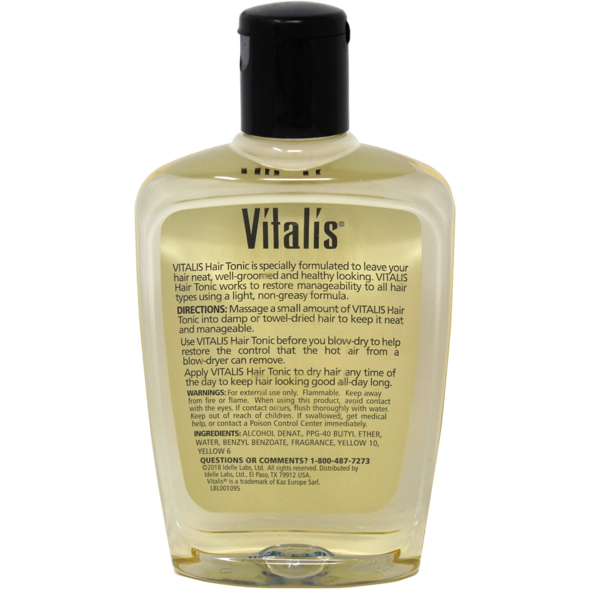 Men's Hair Tonic - Vitalis 7 fl oz Pack of 3 for Manageable, Healthy Hair