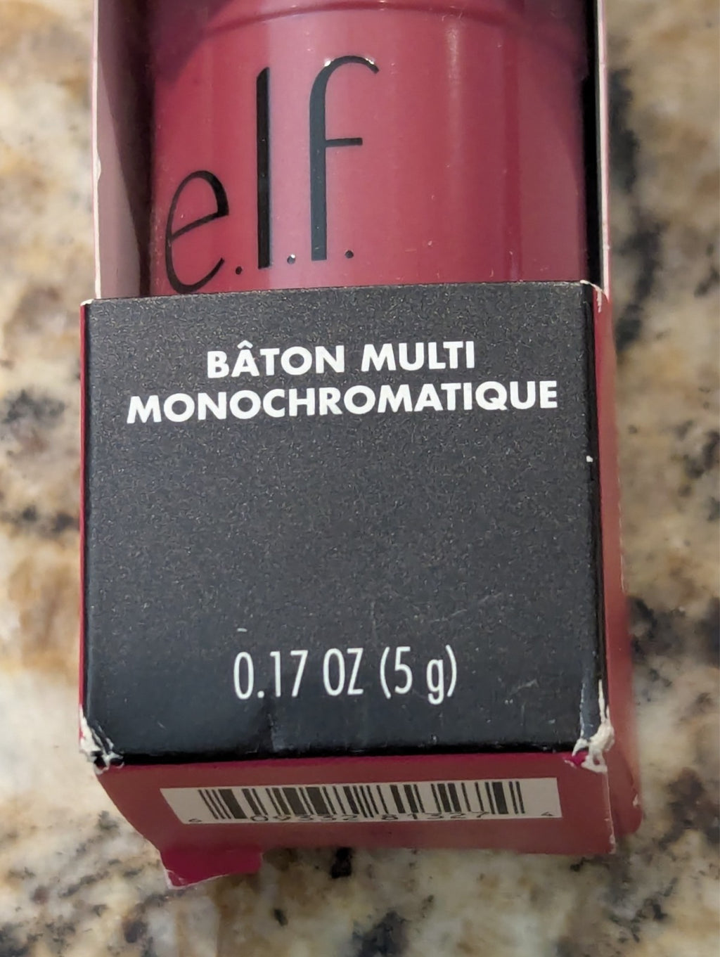 ELF Monochromatic Multi Stick Luminous Berry 0.17 oz - Makeup Stick for Cheeks & Lips