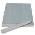 Disposable Nail Files 100/180 Grit Wood Core Silver 100 Count