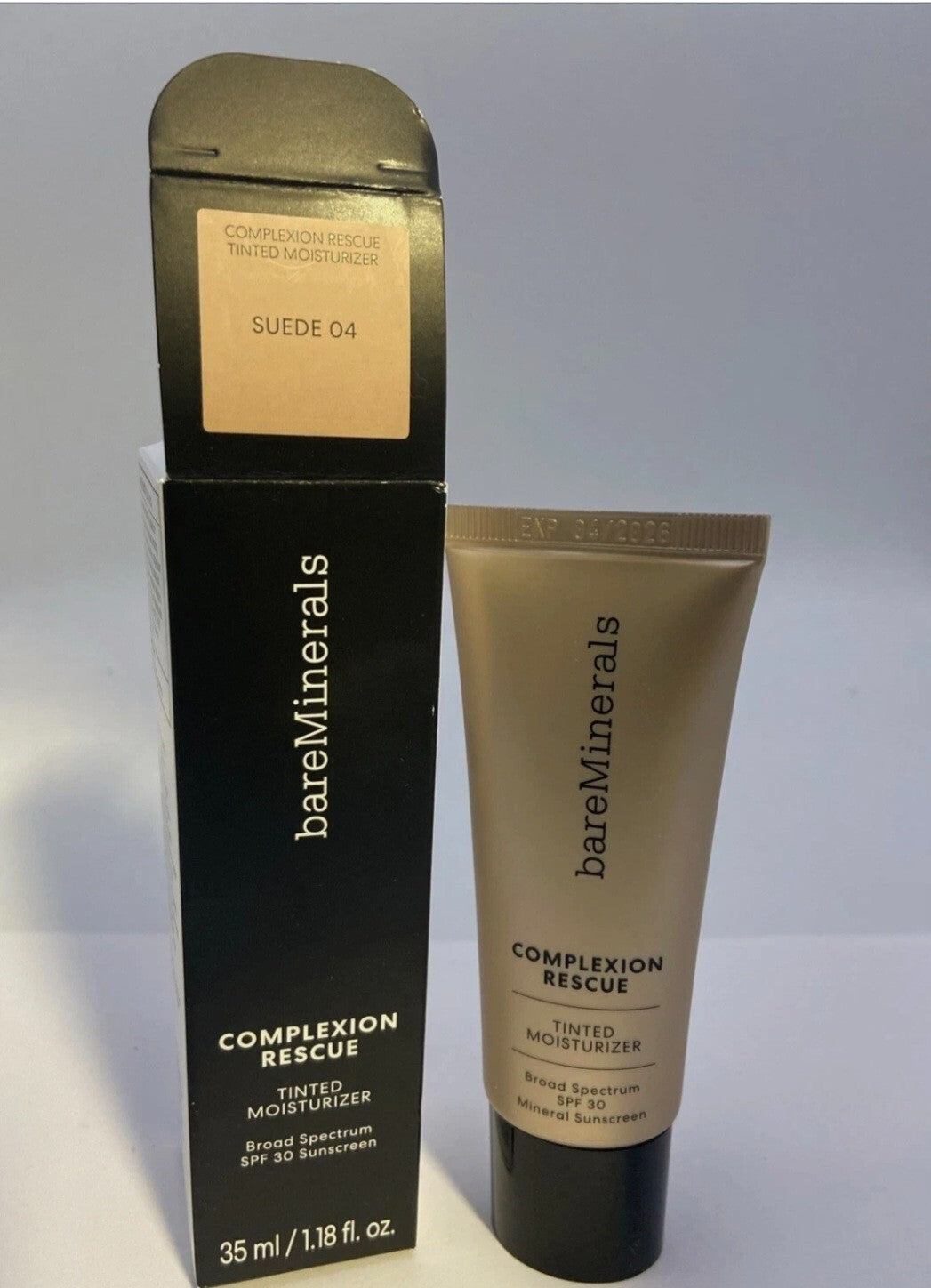 BareMinerals Complexion Tinted Moisturizer SPF 30 Suede 04 + Free Brush