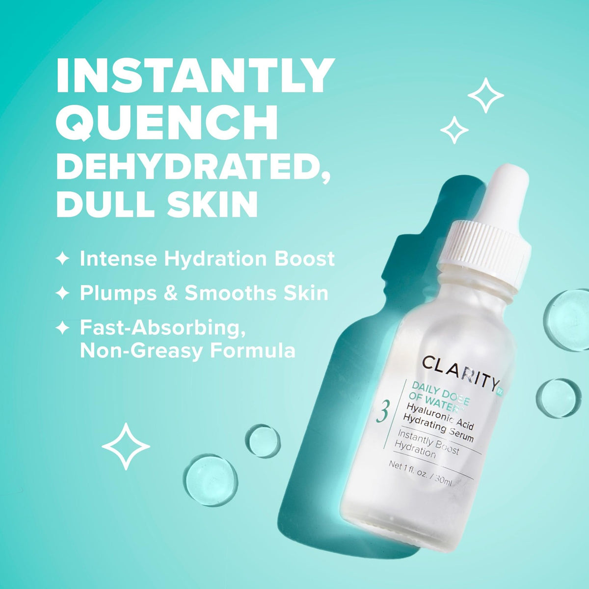 Hyaluronic Acid Face Serum - Natural Plant-Based Hydration for All Skin Types