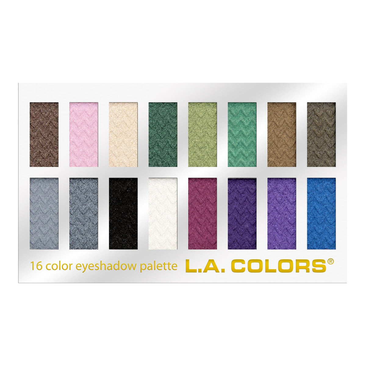 16-Color Eyeshadow Palette - Smokin Matte & Shimmer Shades for Creative Makeup