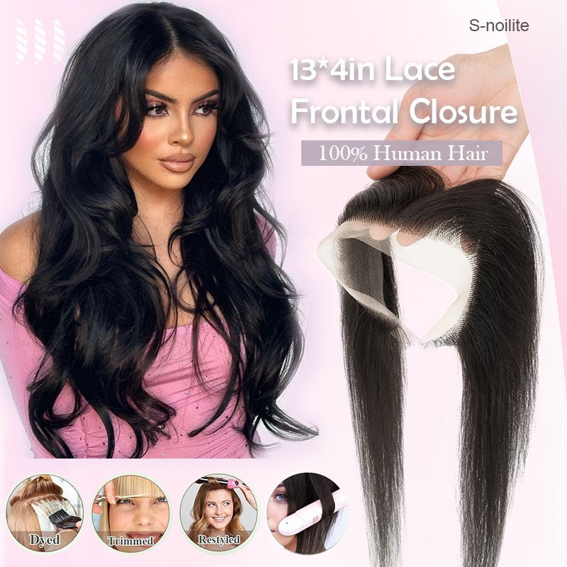 Human Hair Topper with Lace Front for Thinning Hair - Full Lace Hairpiece