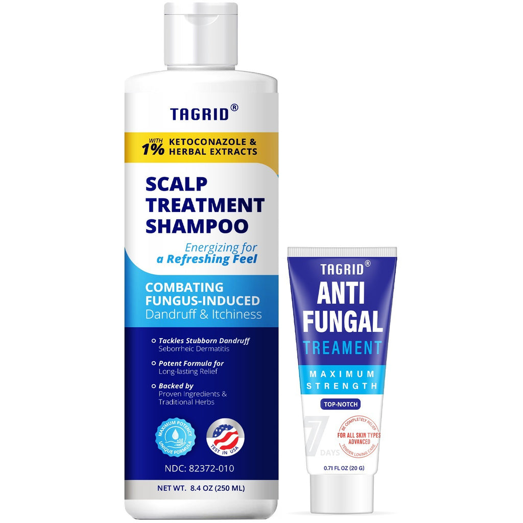 Herbal Antifungal Shampoo for Dandruff Oily Scalp - Ketoconazole & Herbal Extracts