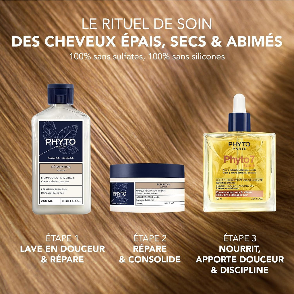 Disciplining Hair Oil for Thick Damaged Dry Hair - Nourishing Botanical Formula, 100ml