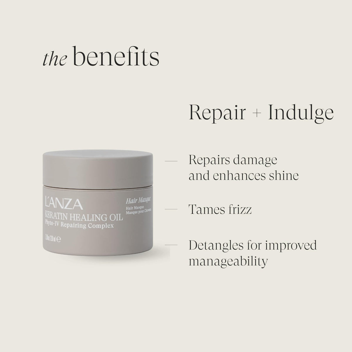 Keratin Healing Oil Hair Mask for Damaged Hair - Deep Nourishing Treatment