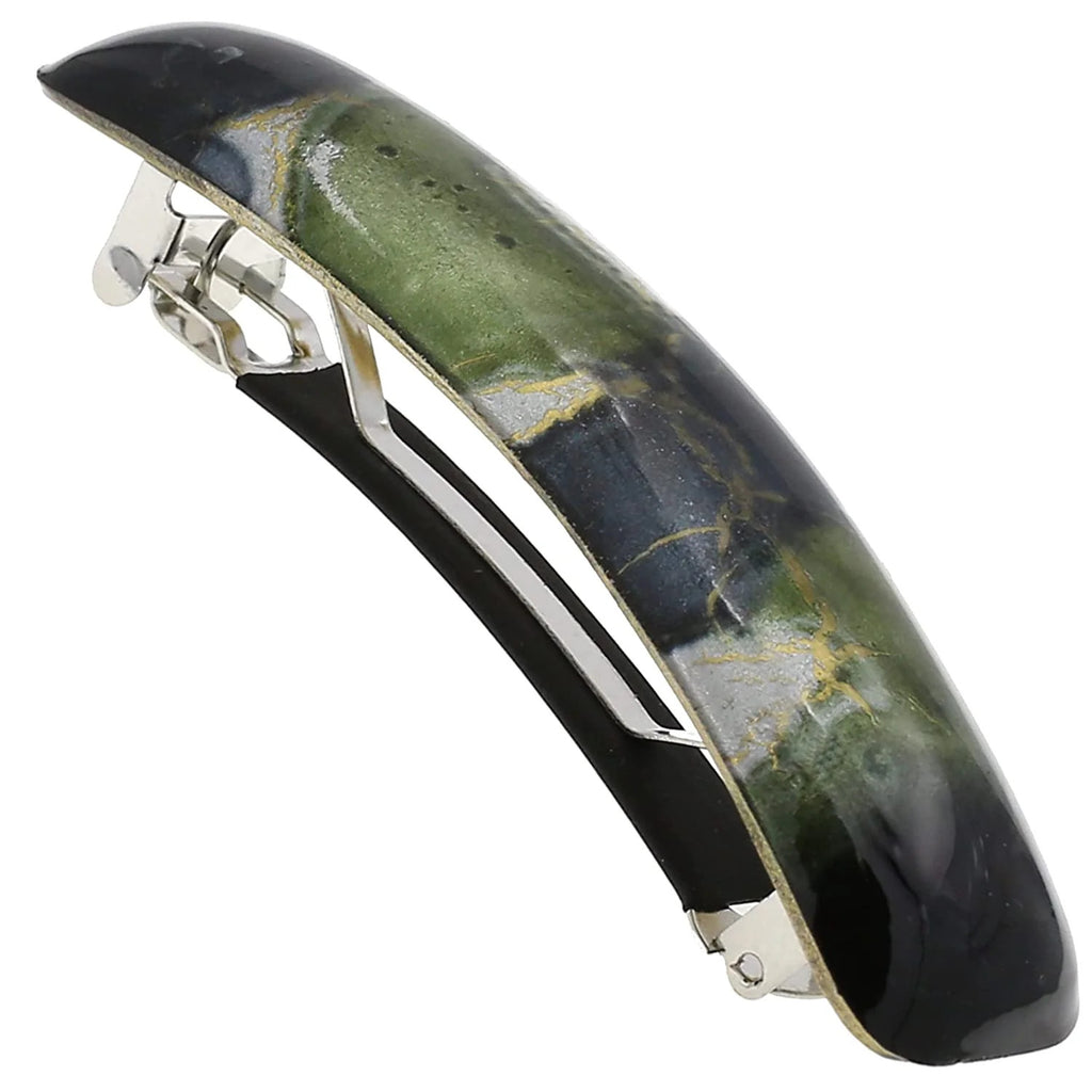French Contoured No-Slip Hair Barrette Bevel - Elegant Hair Accessory