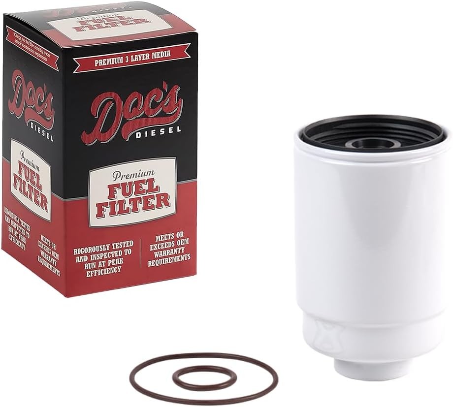 Diesel Fuel Filter for 6.6L Duramax Chevy GMC 2500HD 2001-2016 - High Efficiency