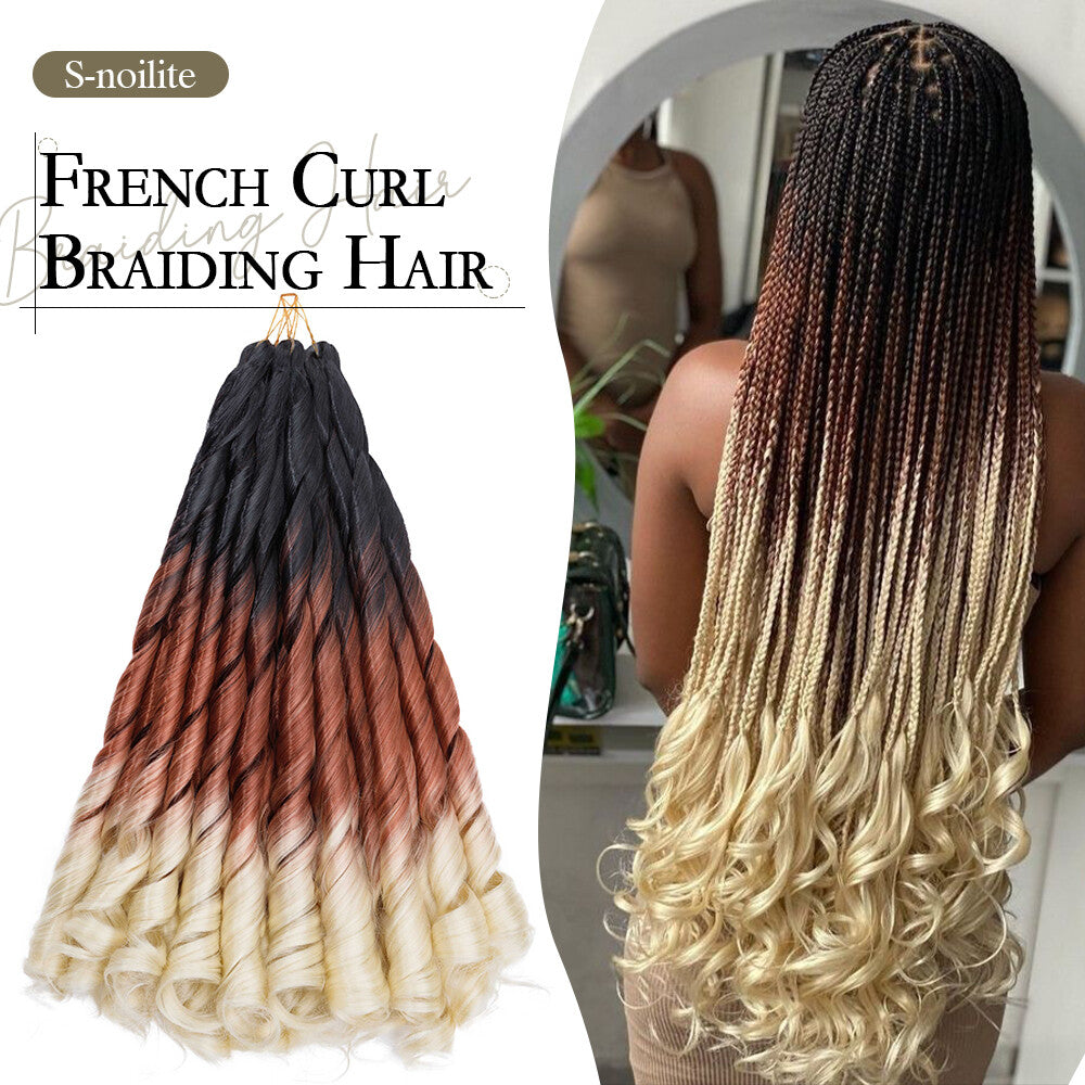 Loose Wave Braiding Hair Extensions Afro French Curls for Crochet & DIY Styles