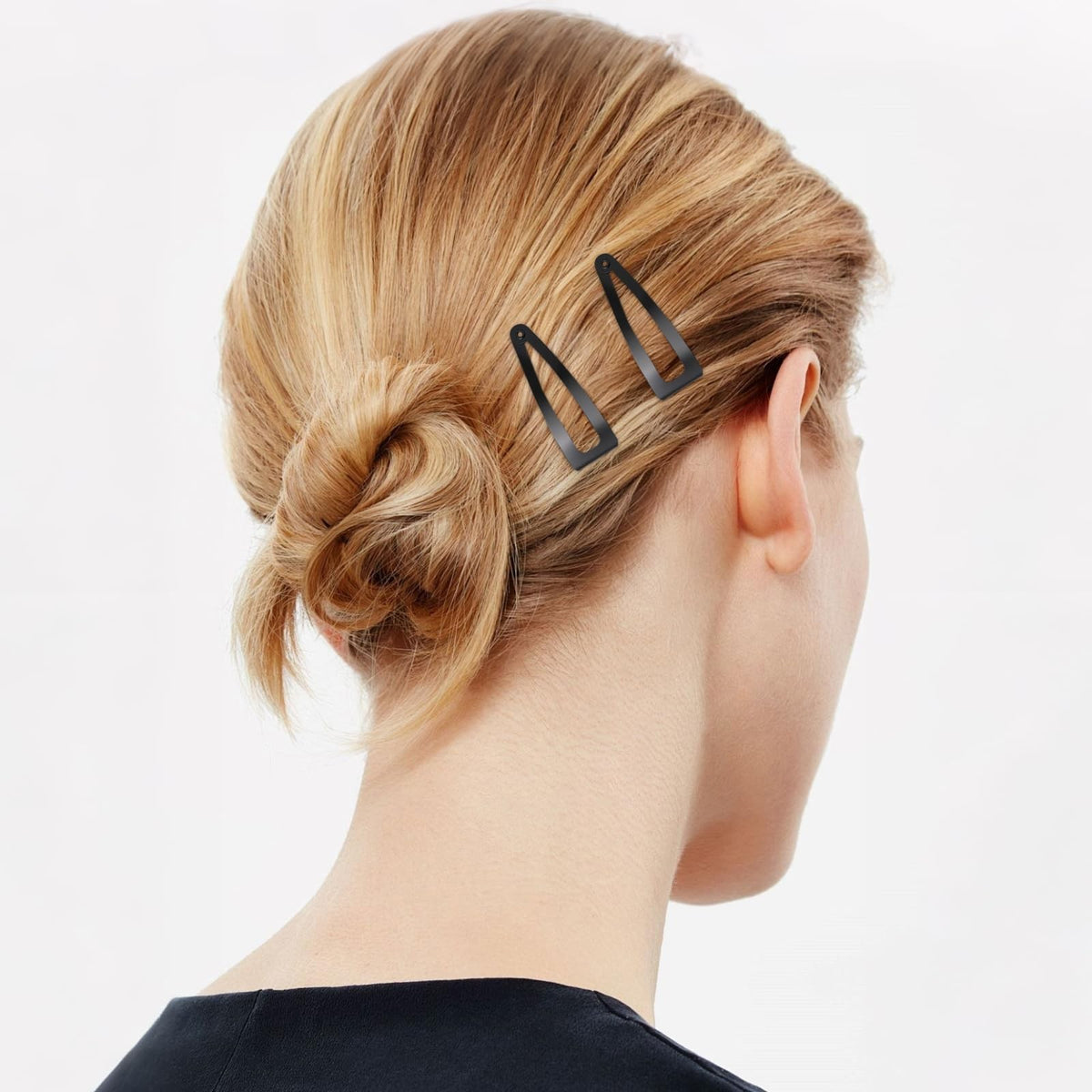 10 Pack Double Grip Hair Clips - Metal Snap Hair Accessories for Thin & Thick Hair