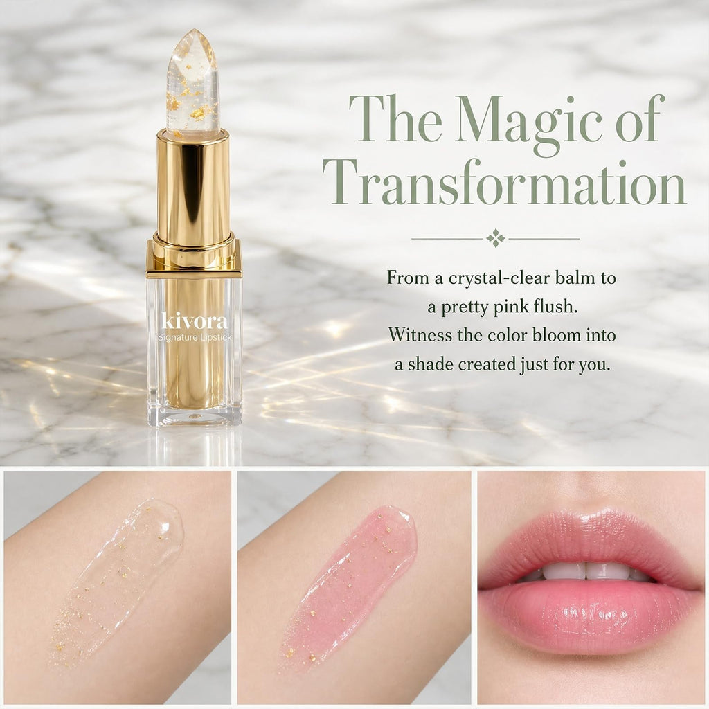 Color Changing Lipstick with Hydrating, Skin-Adaptive Formula – 1 or 2 Pack