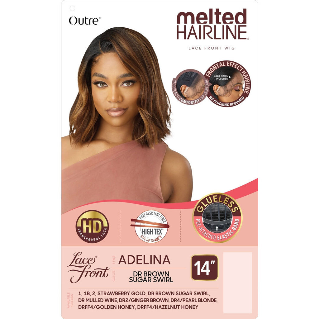 Outre Melted Hairline Synthetic HD Lace Front Wig Adelina - Pre-Plucked, Glueless Fit