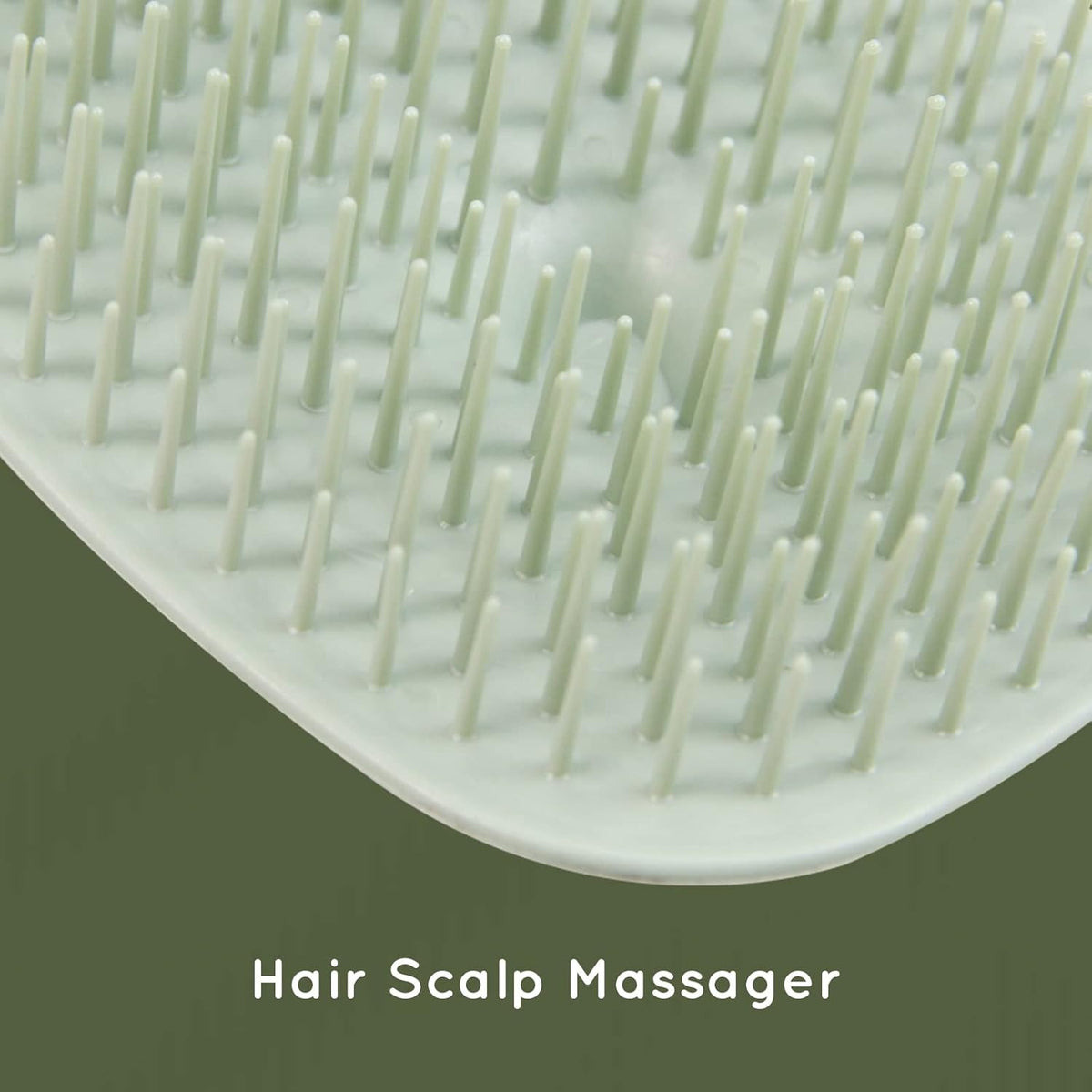 Silicone Scalp Massager & Shampoo Brush for Dandruff & Hair Care